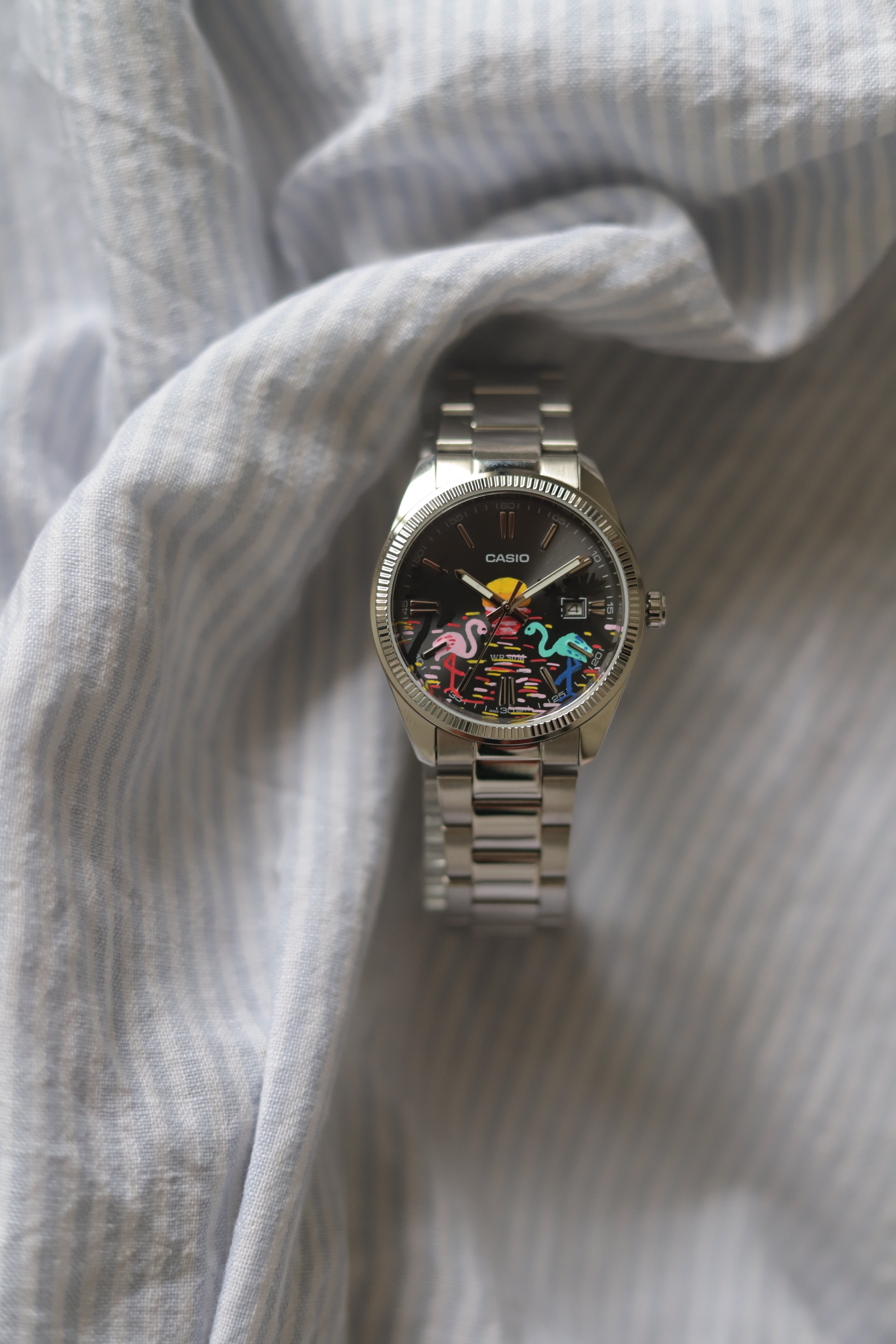 Casio Miami Vibes peinte à la main
