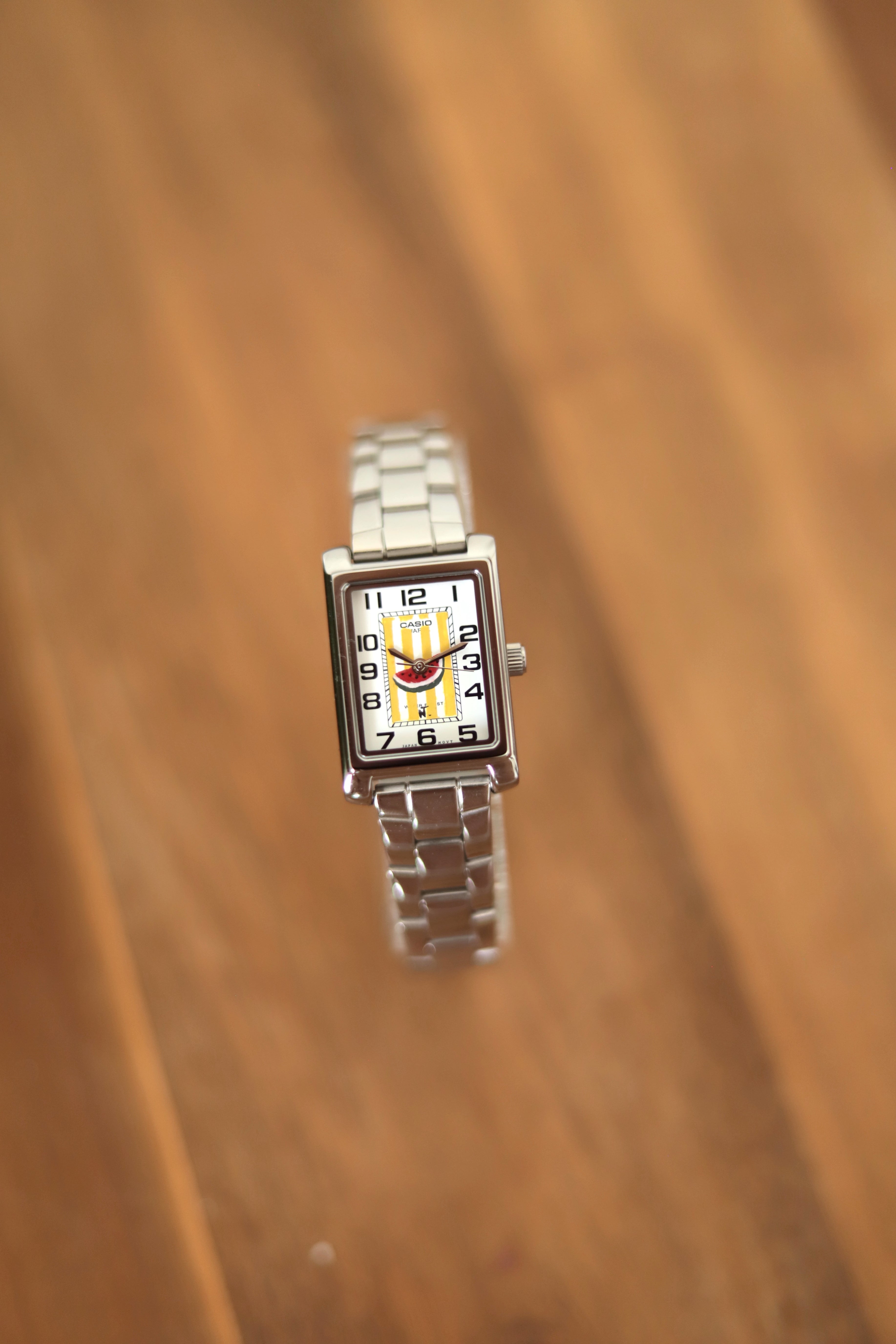 Casio 'Summer fruits' - Hand-painted watch