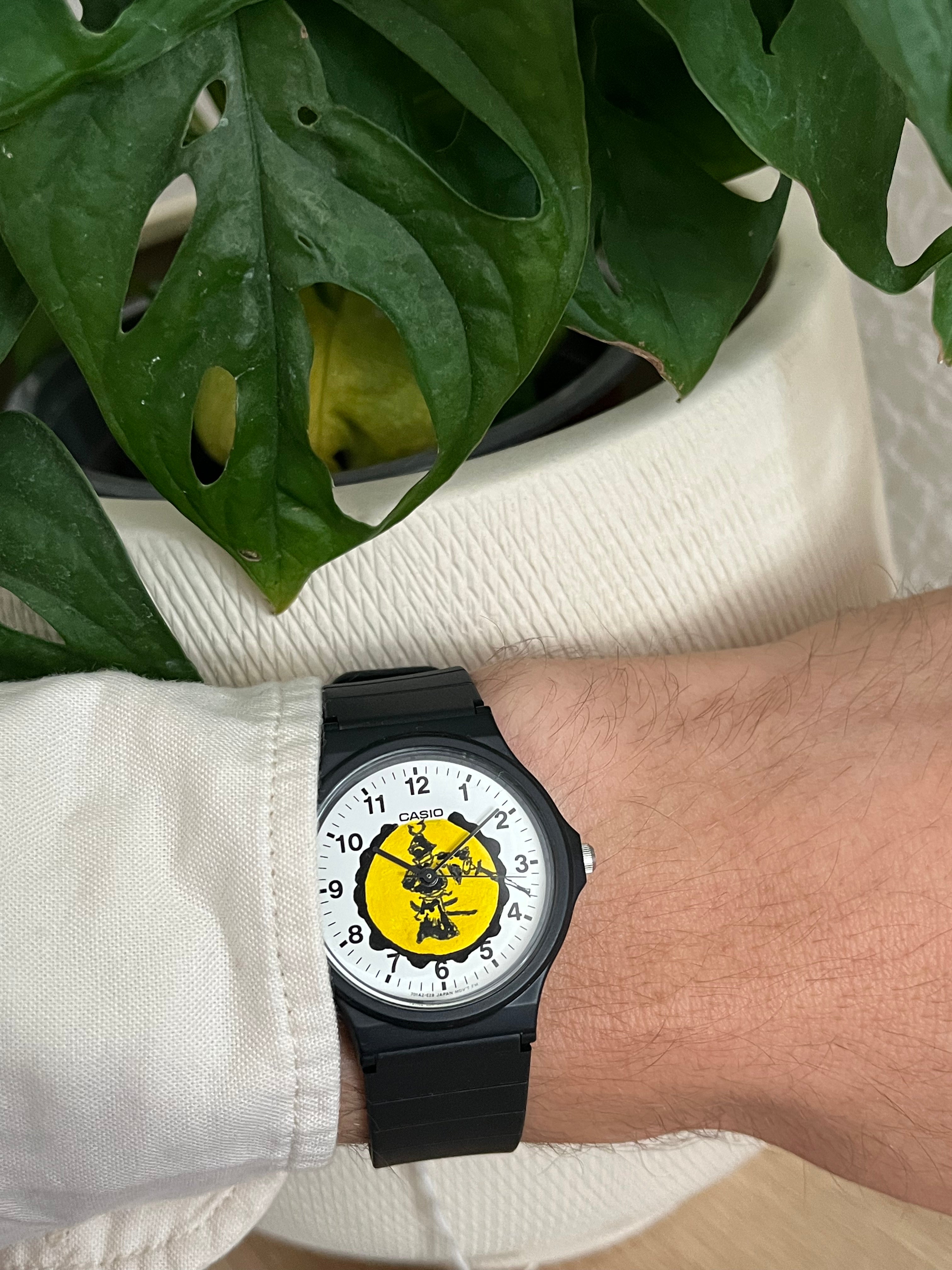 Casio limitée, cadran peint à la main