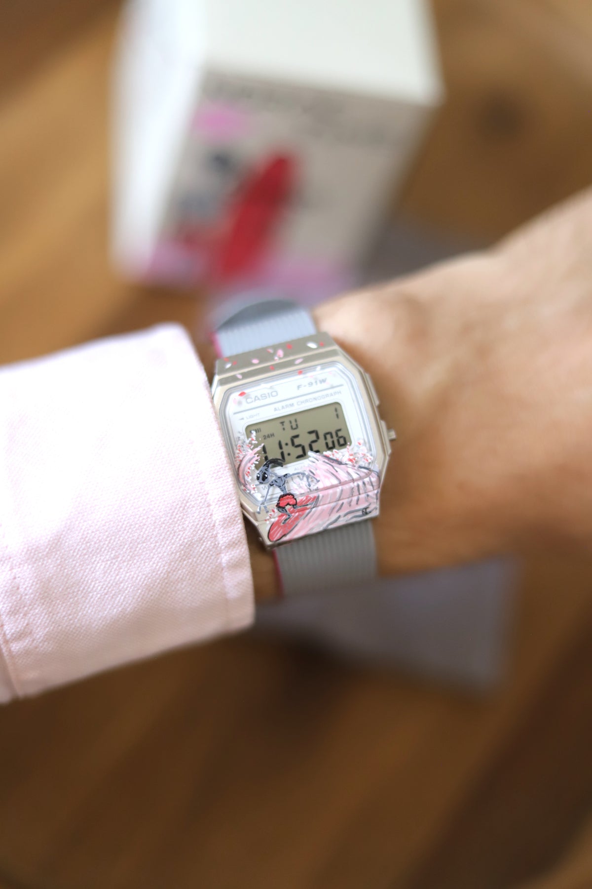 Collab Watchograf x NoracTime Casio F91WS 'Surfing Alien'
