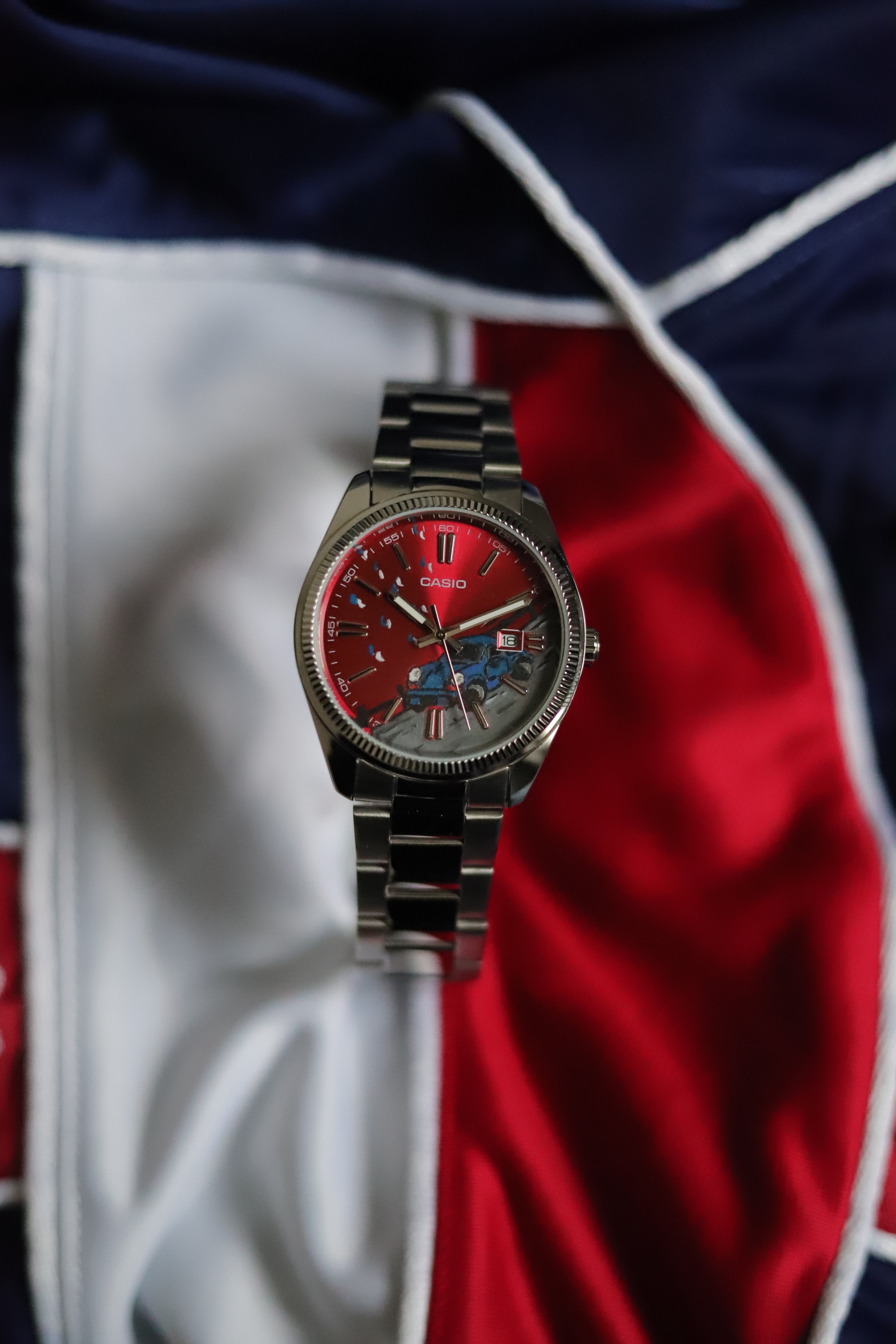 Casio - Car Ride - Hand-painted dial