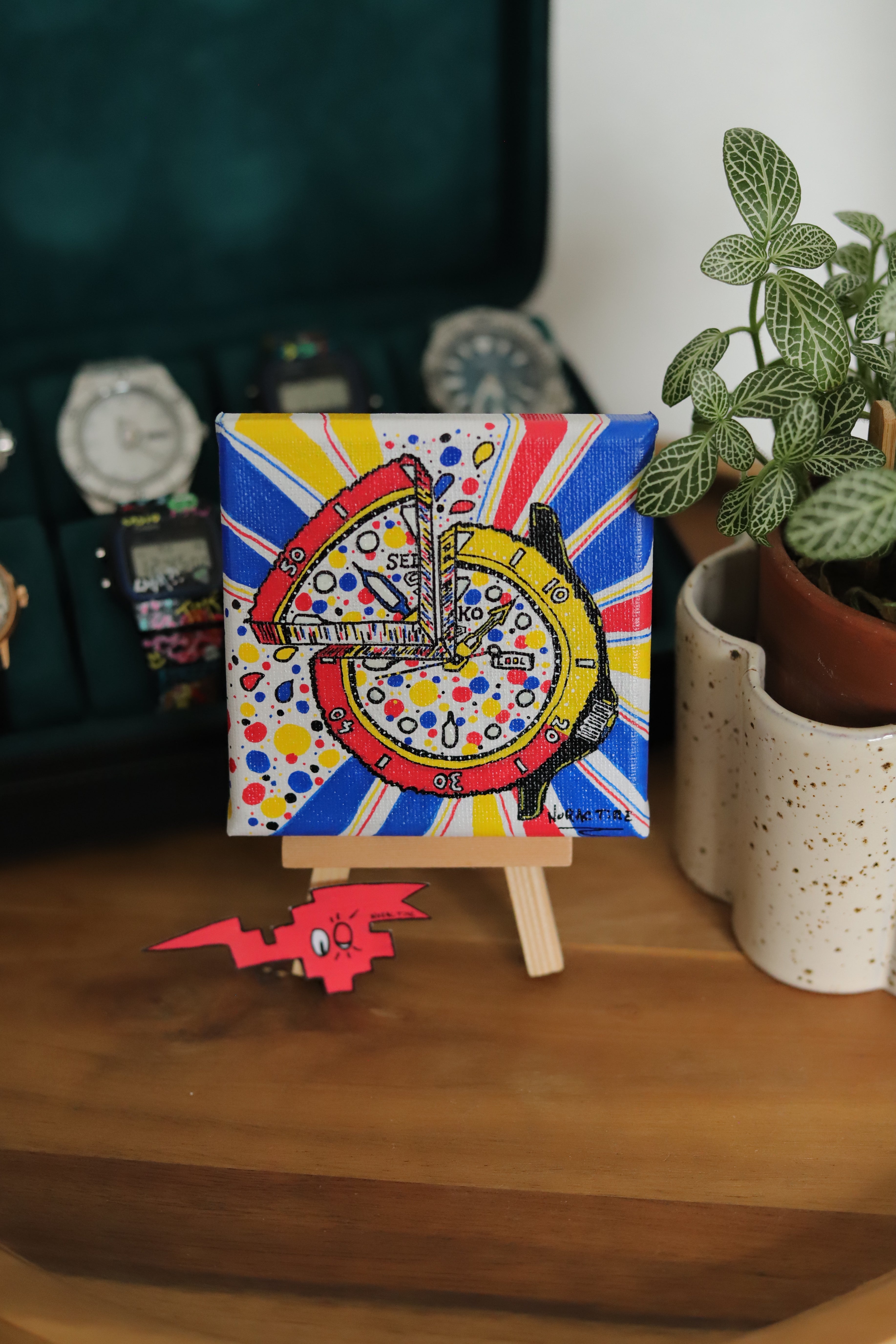 Peinture montre célèbre par NoracTime : Seiko 5