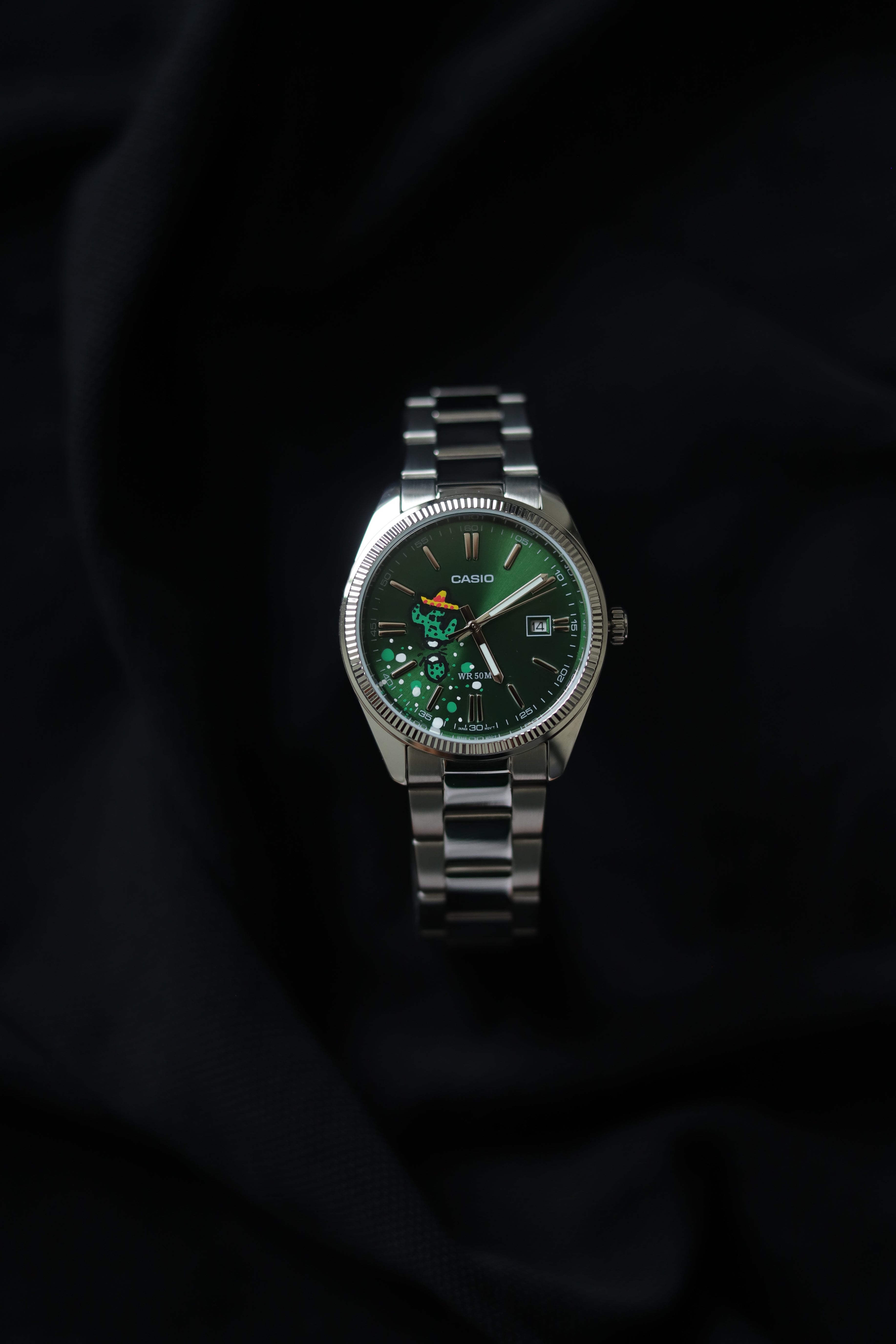 Casio MTP - Mexican Cactus - Hand-painted dial