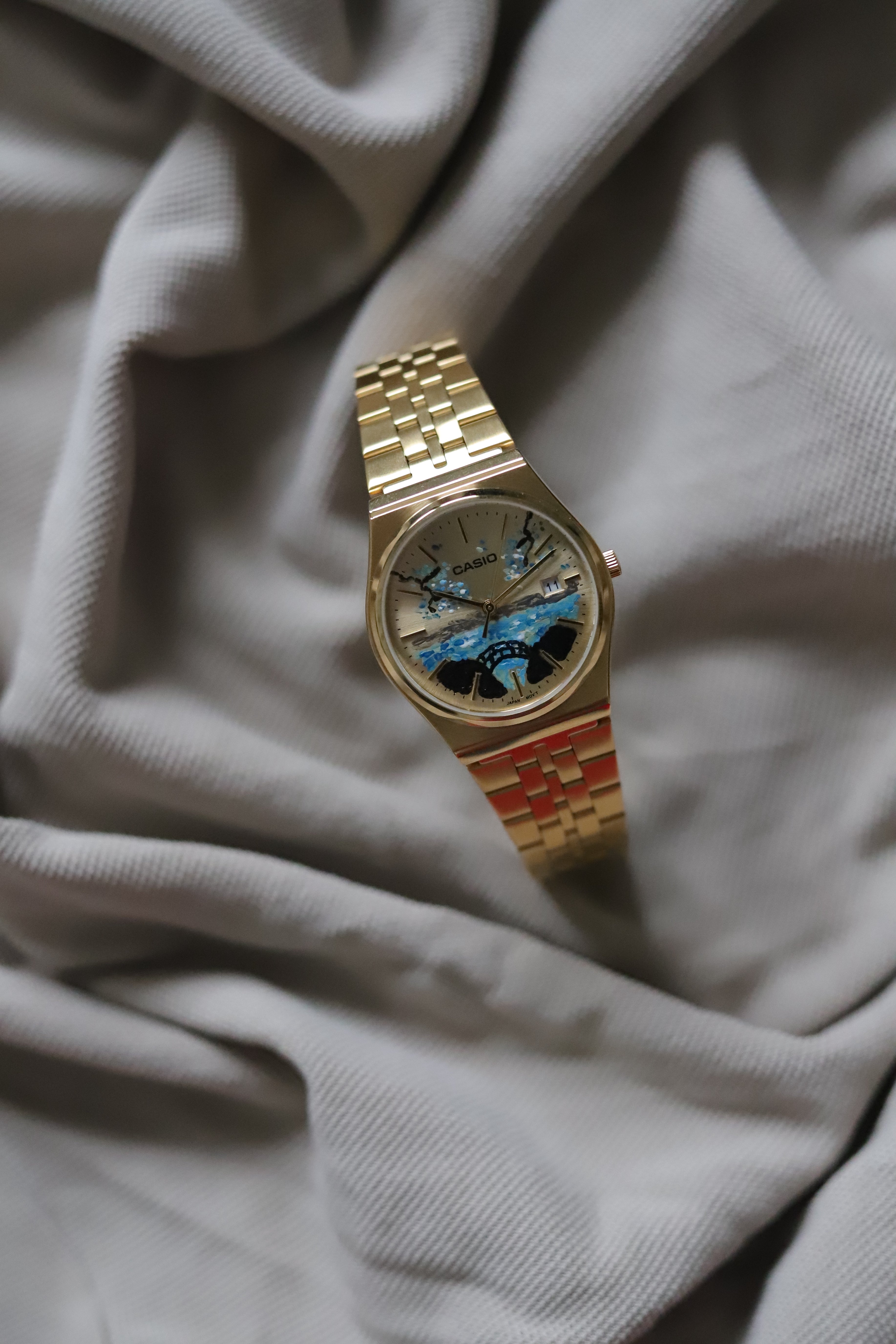 Casio MTP - Minimalist Japan - Hand-painted dial