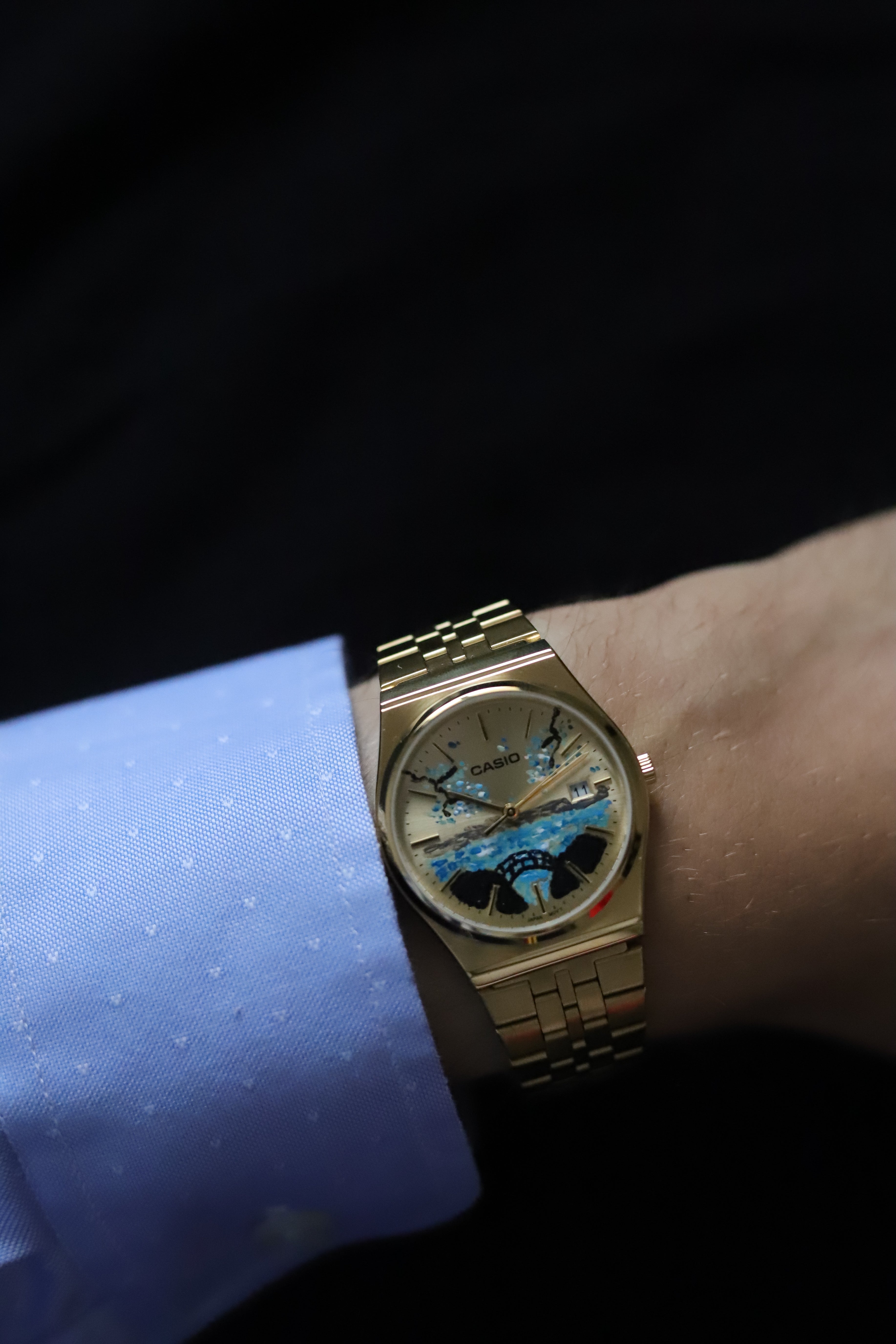 Casio MTP - Minimalist Japan - Hand-painted dial