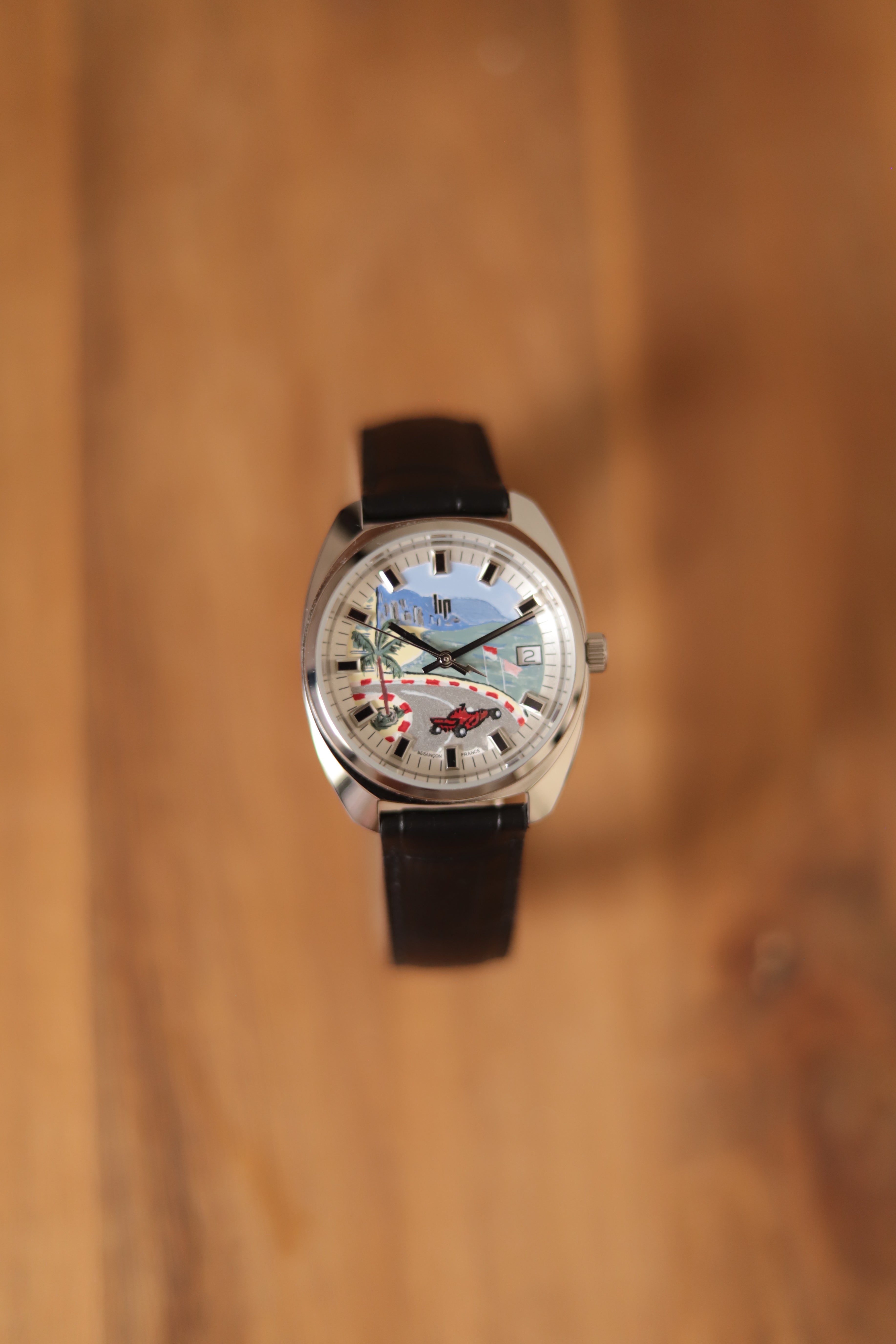 Lip 'Grand Prix Monaco' - Montre peinte à la main