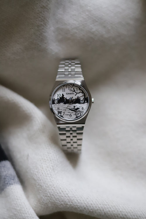 Casio Paysage japonais, peinte à la main par NoracTime 