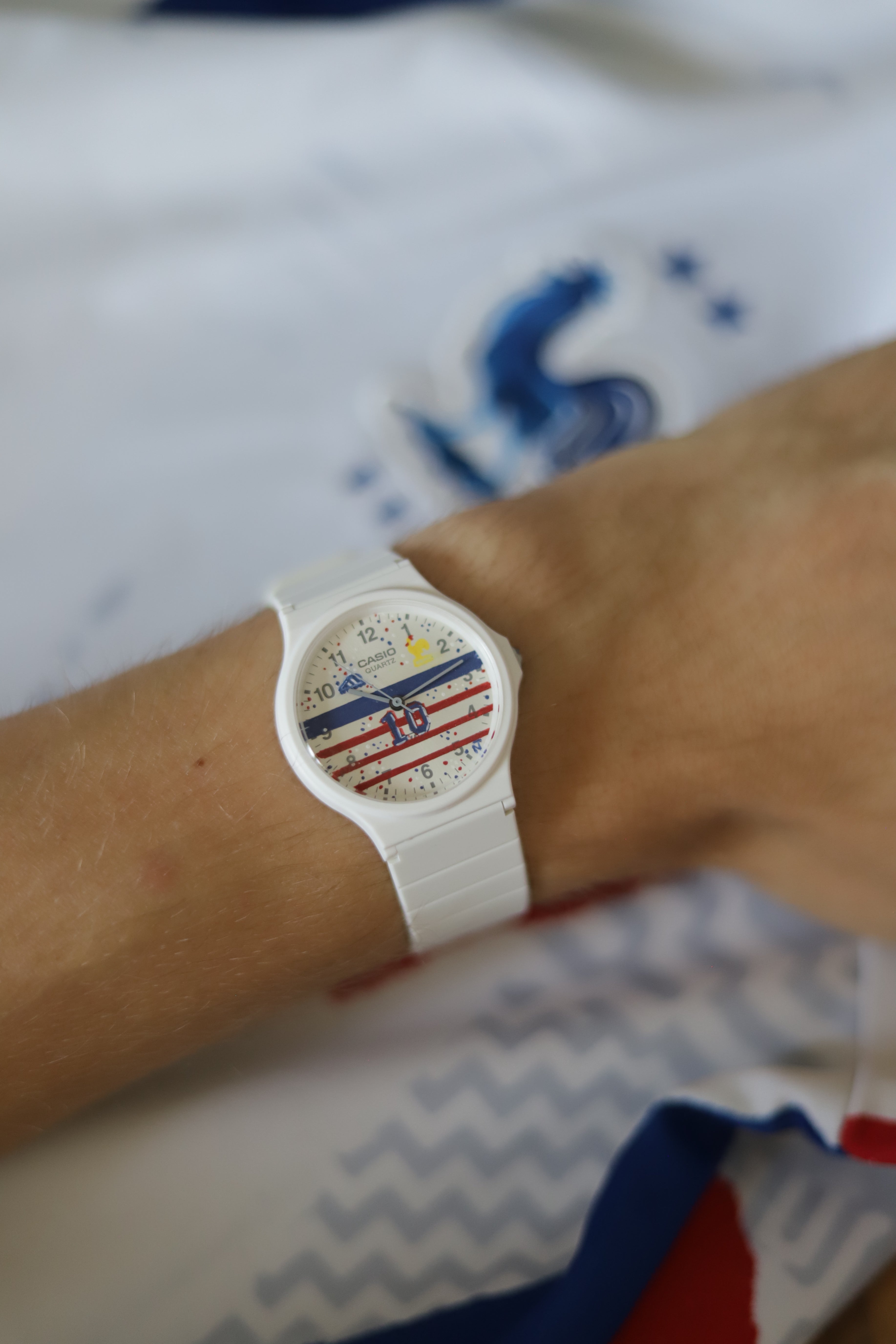 Casio 'Zinedine Zidane' - Montre peinte à la main