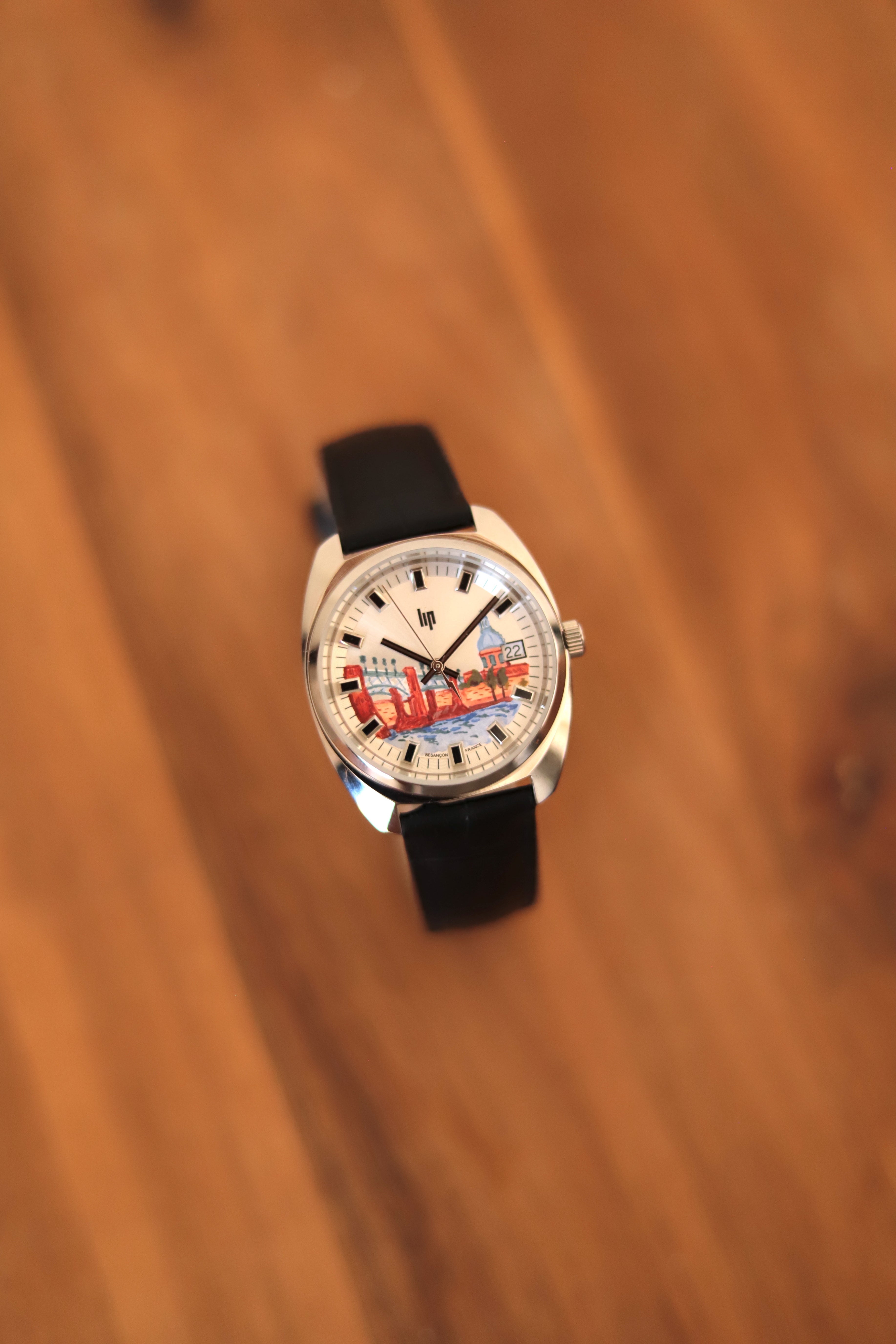 Lip 'Tolosa' - Montre peinte à la main