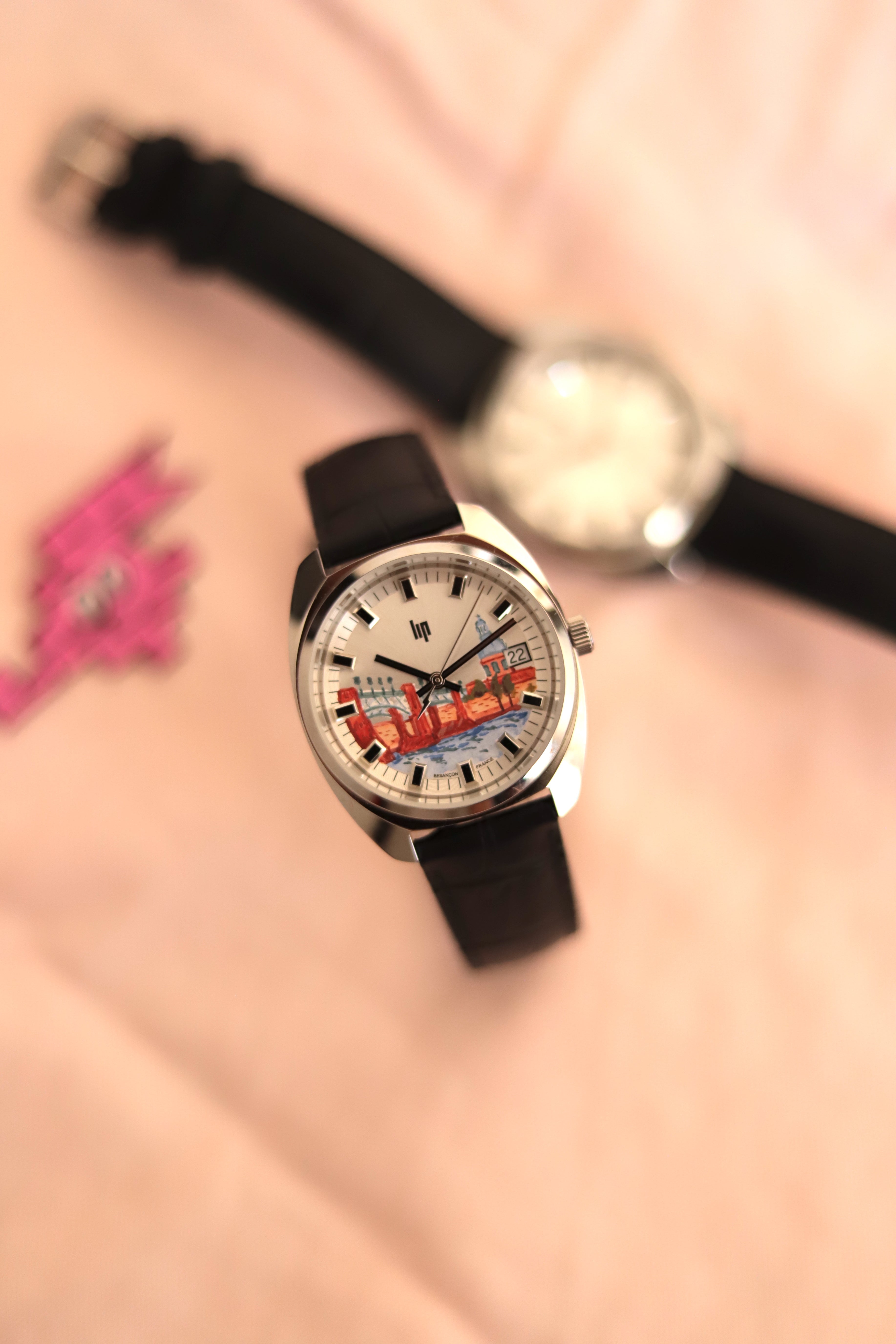 Lip 'Tolosa' - Montre peinte à la main