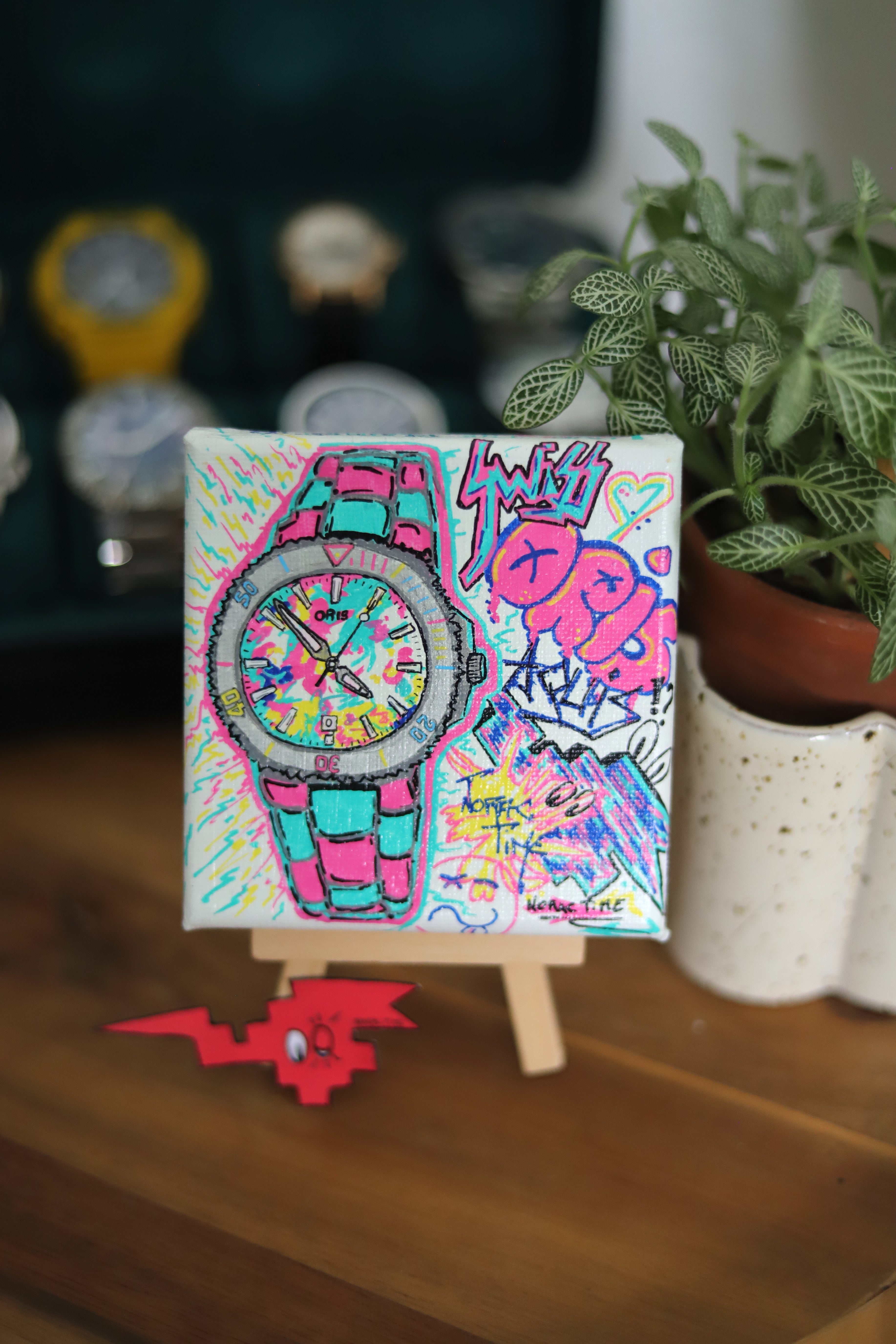 Peinture de Montre ORIS par NoracTime montre célèbre 