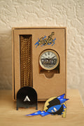Pendant clock designed by AndoAndoAndo, hand painted by NoracTime
